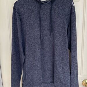 Sodo Pullover Hoodie Mens Large Gray Stretch Athletic